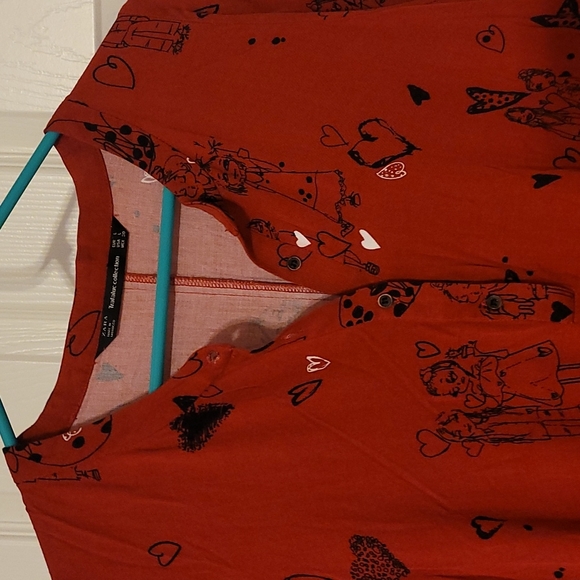 Gorgeous 😍 Red Sweet Patterned Dress - Picture 10 of 15